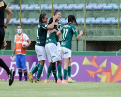 Palmeiras atropela São José no Allianz e mantém a liderança NO BRASILEIRO FEMININO A1